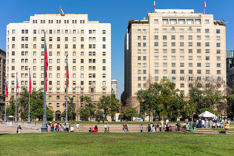 Plaza de la Constitución in Santiago, Chile